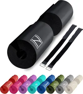 Barbell Pad Squat Pad for Lunges and Squats -  Thrust Pad for Standard and Olympic Bars - Provides Cushion to  and  While