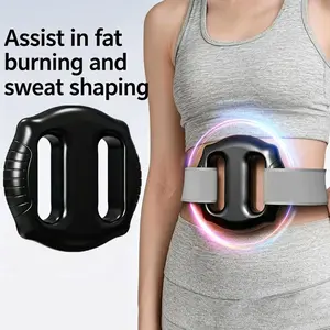 Fascia Ring Vibrating Belt Rechargeable Portable Massager for Whole Body, Turbo-Vibe Technology, Adjustable Strap Massage Machine for Waist, Back, Abs, Legs and Arms, Perfect Gift for Men and Women
