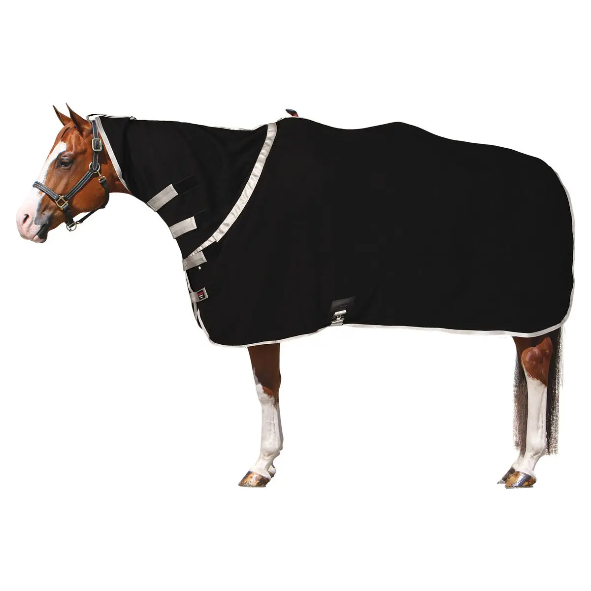 Western Fleece Horse Cooler, 400g Heavyweight with Advanced Rapid Dry Technology, Contoured Western Fit for Saddle Use, Reinforced Binding, Western Fits, Absorbs Sweat And Water