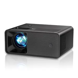 ARTSEA Mini Projector, 1080p Portable Full HD Projector for Indoor and Outdoor, Bluetooth Wireless,  8000 Lumens Brightness, Easy to Use (Black) 1pc