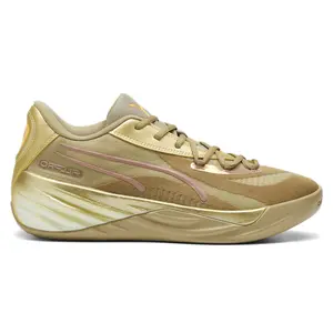 PUMA Mens All Pro Nitro Cny Basketball Sneakers Shoes - Gold