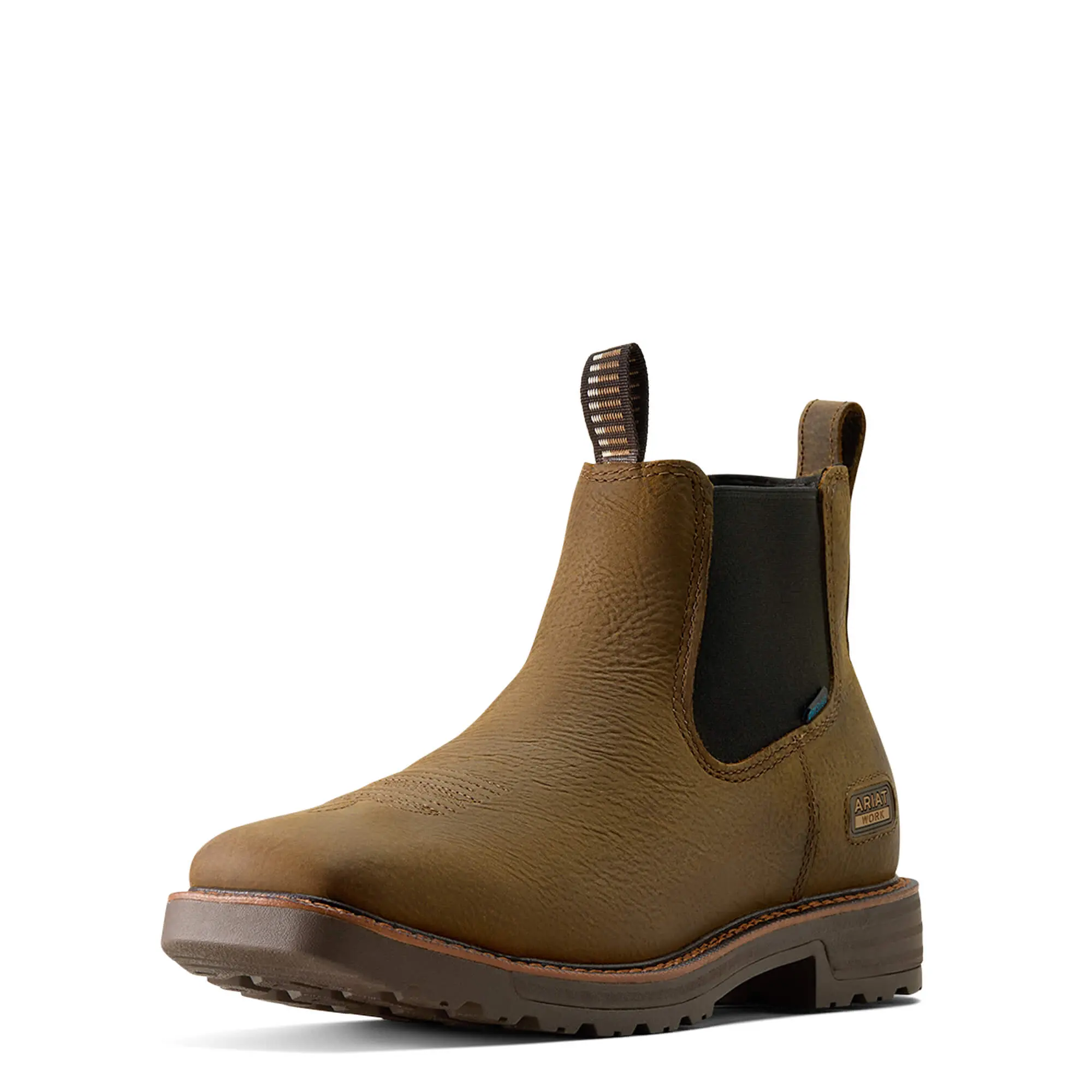 Men's Activator Chelsea Waterproof Wide Square Toe Work Boots
