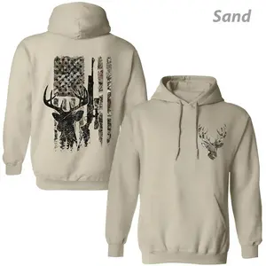 Deer Flag Hunting Youth and Adult hoodie or T-shirt, Patriotic Camo Forest Design with Rifle & Buck Silhouette, hunting shirt, Outdoor Shirt, Family tee, Trending tee, Youth clothing, gift for son and daughter, summer outfit,vacation outfit
