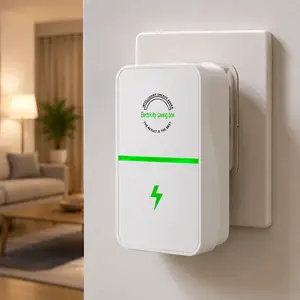 Energy Saver Plug 2/4 Pack, Smart Power Factor Saver Voltage Stabilizer Surge Protector, Electricity Saving Device for Home Office, US Plug Wall Outlet