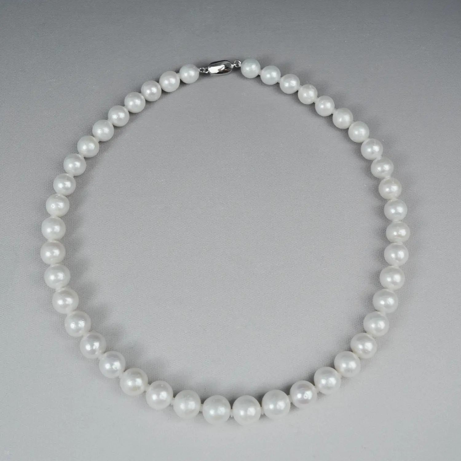HY003 10-11mm Pearl Necklace fresh water pearls