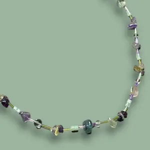 Dazzle with Serenity: Our Stunning Fluorite Crystal Chip Necklace - Your Key to Harmonious Style