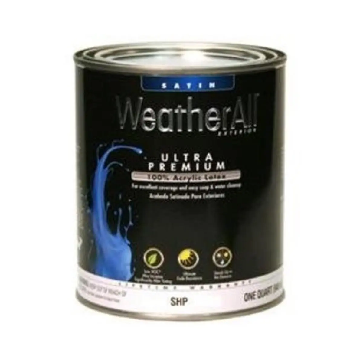 212 MAIN SHPD-QT True Value Premium Weatherall Deep Base Satin Qt Liquid Acrylic Latex Shop Paint, 10.00 lbs, Outdoor, Water-Resistant, Long Lasting, Exterior Automotive & Motorcycle Paint Care, Exterior Use
