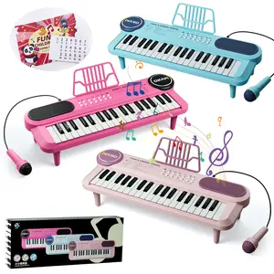 Baby Piano Toys, 37 Key Music Keyboard with Microphone & Music Stand, Piano Music Toys for Boy Girl Age 3+, Birthday Christmas Day Gifts for Kids Age 4 5 6 piano keyboard piano