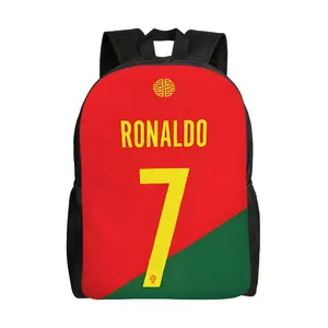 1PC Back to School First Day of School CR7 Soccer 2026 Daypack Men Women Adult Outdoor Sports Backpack Washable Bookbag