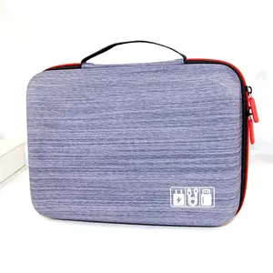 1pc Electronic Organizer Travel Cable Bag, Portable Digital Accessories Storage Case for Chargers and Hard Drives, Waterproof Tech Pouch for Business Trips,Universal Carrying Case for USB Cables and Power Banks, Shockproof Storage Bag for Commuters and Tr