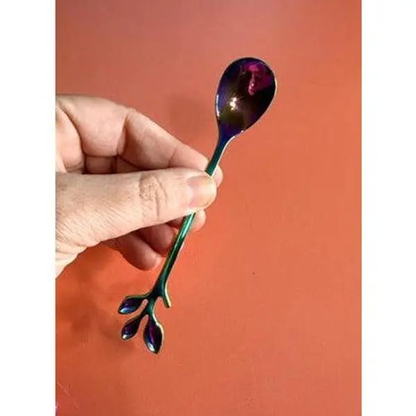 Leafy Metal glitter or powder non-static scooping spoon
