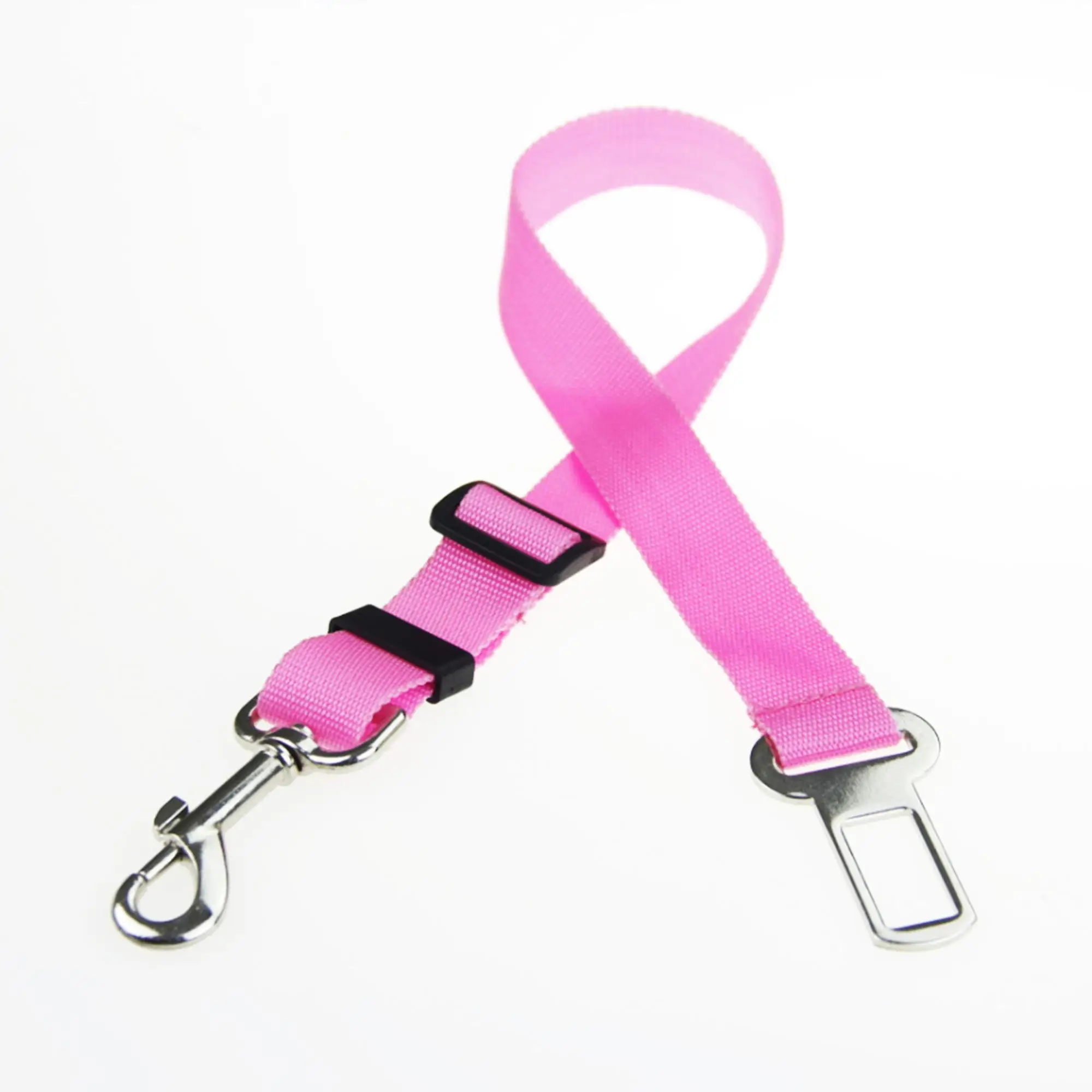 Dog Car Seat Belt, Adjustable Buckle Design Vehicle Seatbelt, Car Seat Dog Leash with Push Button, Durable and Safety Car Headrest Pet's Traction Rope