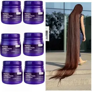 Protein Hair Straightening Cream for Frizzy Hair - Smooth & Silky Hair Care Treatment, Moisturizing Hair Smoothing Cream for Dry Damaged Hair