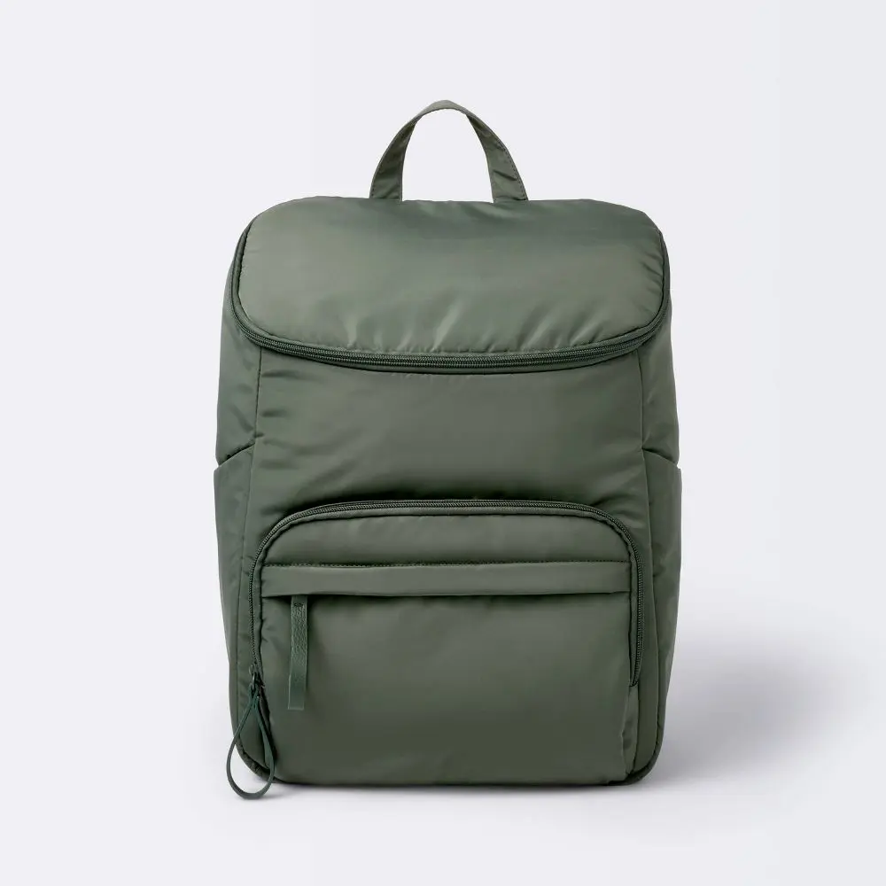 Open-Top Diaper Backpack - Green - Cloud Island Open-Top Diaper Backpack - Green - Cloud Island