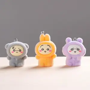 Chiikawa Plush Hanging Piece Pajama Party Cute Ornament Display Item Ready Stock Gift Usagi Chii Momonga Rakko Kurimanjū