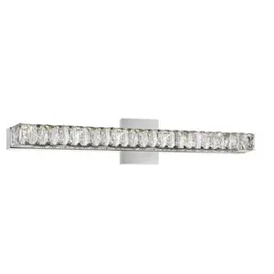 CWI Lighting Milan LED 24 inch Chrome Vanity Light Wall Light 5624W24ST