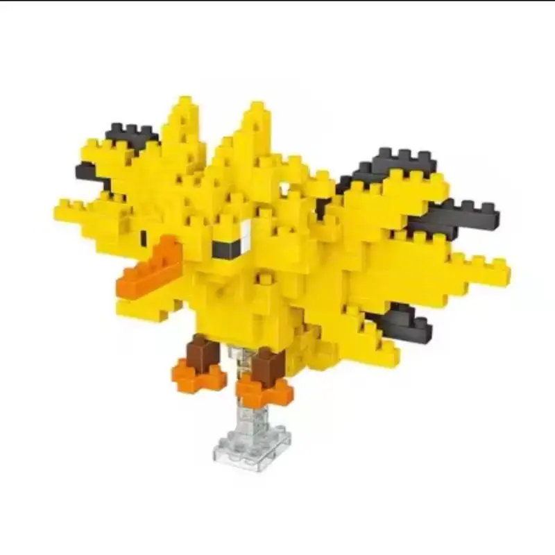3 inch Zapdos Nano Building Blocks Toy With Building Instructions