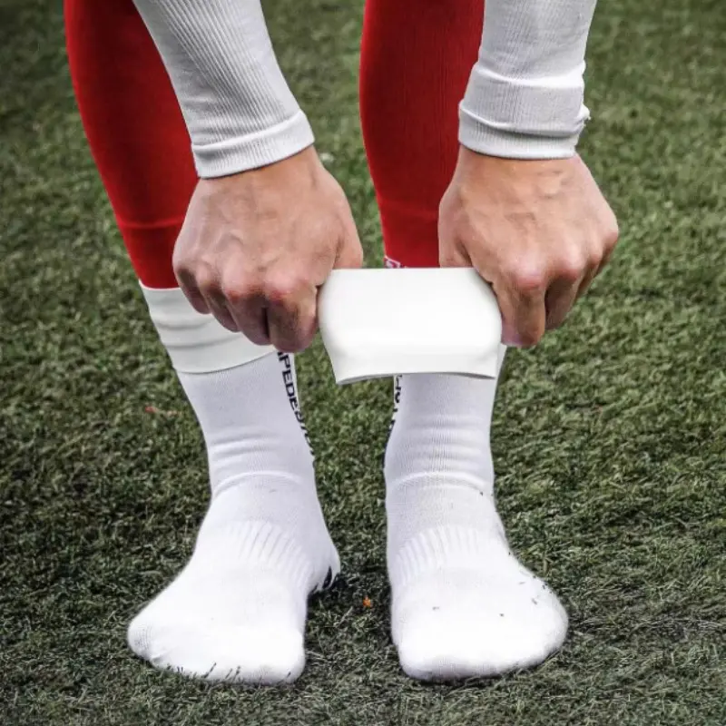 2pcs Super Elastic Silicone Leg Straps, Suitable for Football Socks - Non-slip, Calf Support, Reusable Fitness Equipment, Football, Basketball, Badminton, Team Sports, Football Accessory