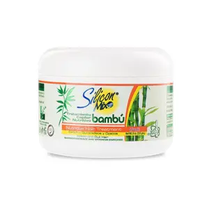 Avanti Silicon Mix Bamboo Nourishing Hair Treatment 8 oz Deep Conditioning Mask for Strong Hydrated Revitalized Hair with Vitamins E C F Carthamus & Almond Oils