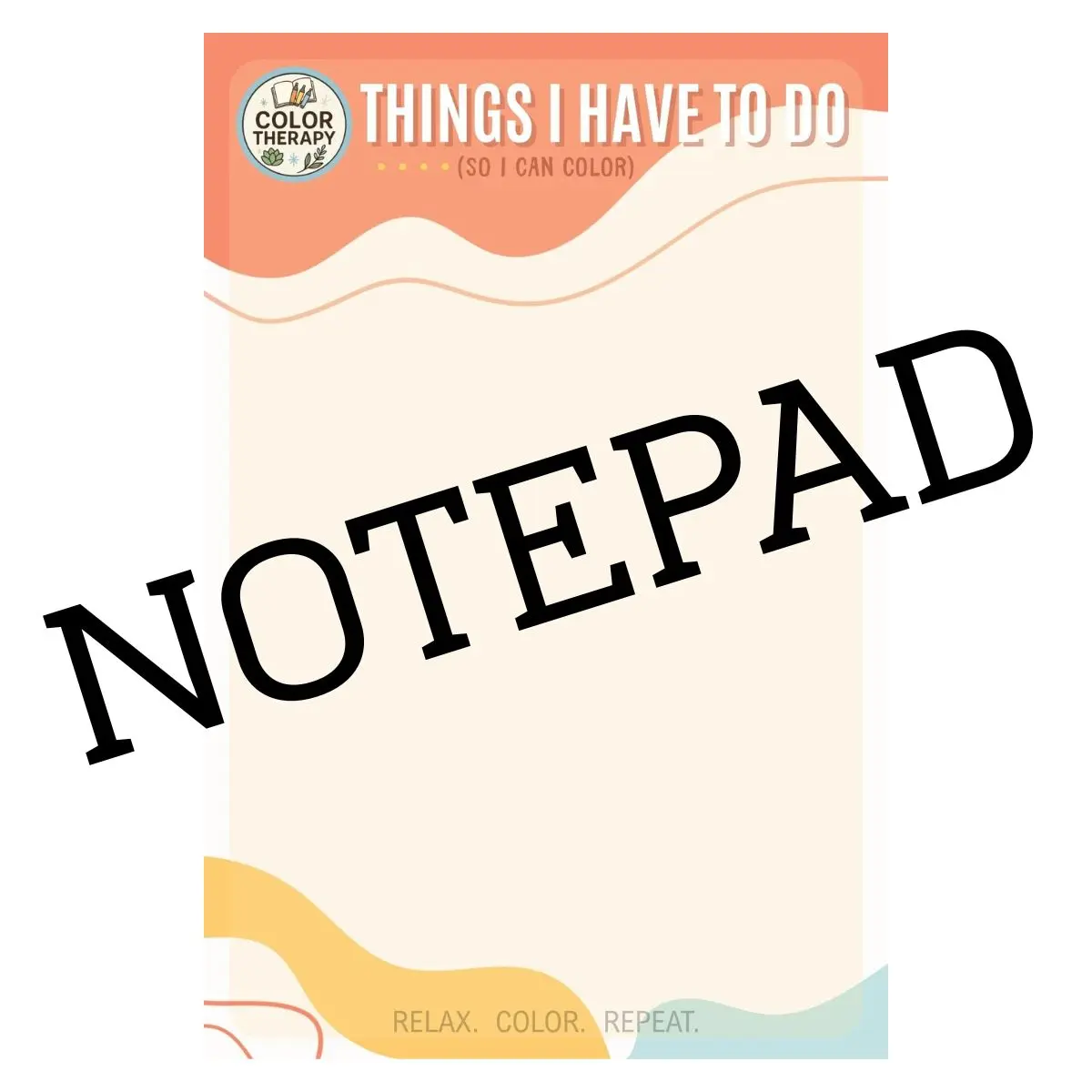 Color Therapy Notepad