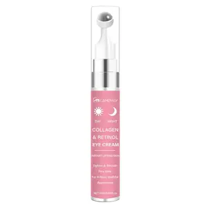 Instant Firming Eye Cream Collagen Retinol Rollerball Day Night Moisturizing Smooth Nourishing Skin Care 15ML Moisture