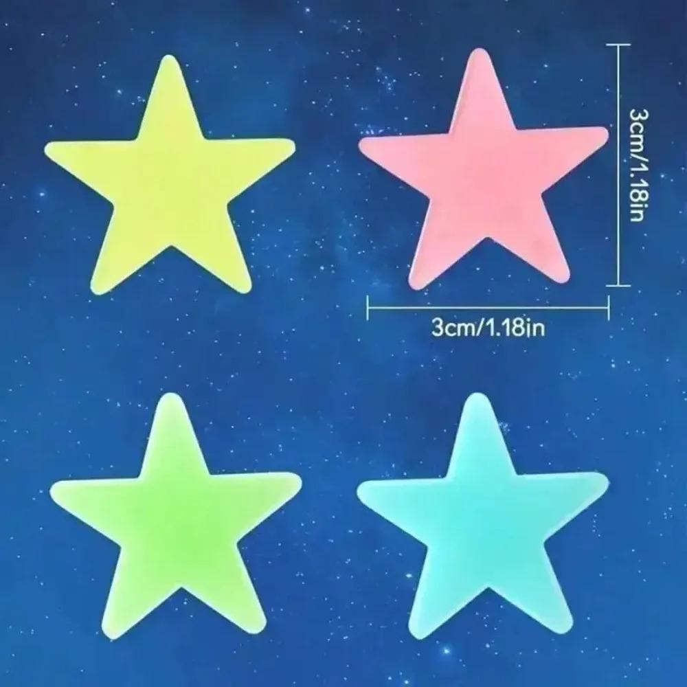 500 luminous star wall stickers, suitable for bedroom, ceiling, and wall decoration, creating a unique starry sky wall