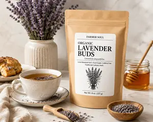Organic Culinary Lavender Buds – Lavandula Angustifolia for Tea, Baking & Sachets