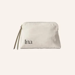 Ina Cosmetic Bag – Portable Travel Makeup & Toiletry Organizer with Zipper, Perfect for On-The-Go Essentials