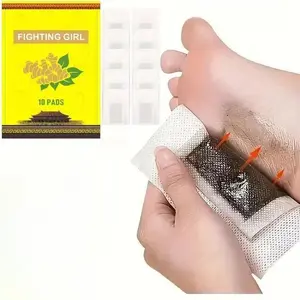 Ginger Foot Patch, 10pcs/30pcs Deep Cleansing Foot Pads, Expel Cold and Dampness Foot Care Patches for Women and Men Daily Foot Care