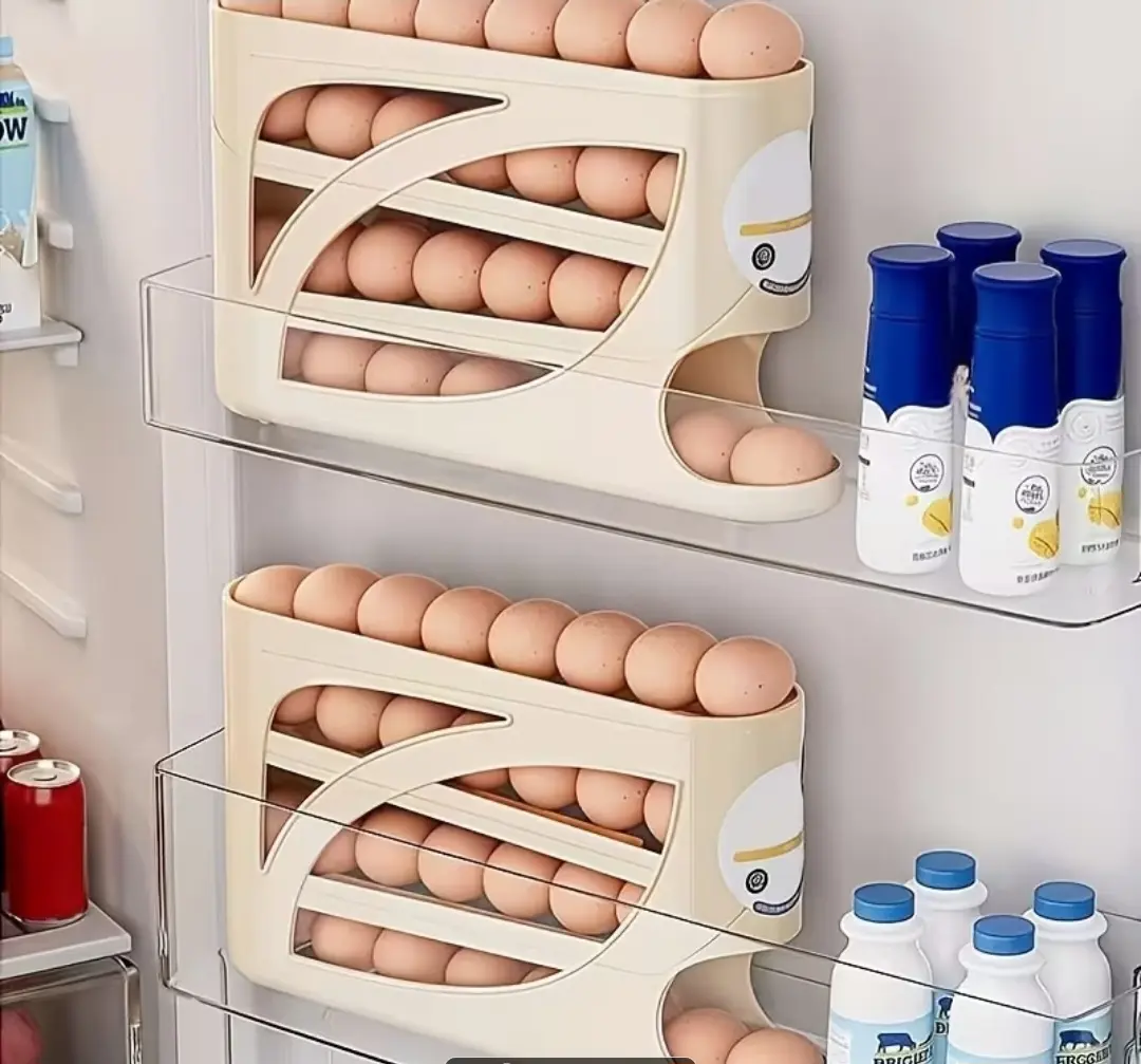 Fridge Egg Holder, 30-Capacity Household Large Appliance Accessory