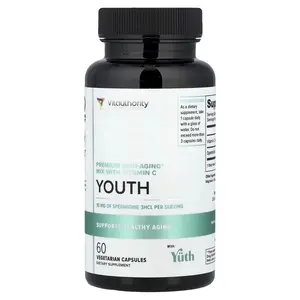 Vitauthority Youth, Premium Anti-Aging Mix with Vitamin C, 60 Vegetarian Capsules