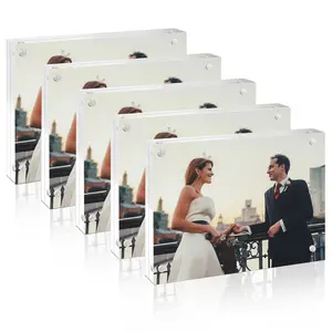 Couple Wedding Anniversary Frame, New Marriage Atmosphere Full, Perfect Gift for Newlyweds, High-Quality Photo Display Stand, Modern Glam Frame