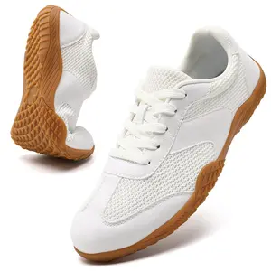 Men's Zero Drop Barefoot Shoes Slip On Walking Shoes Anti Slip Lightweight Mesh Minimalist Breathable Casual Sneakers