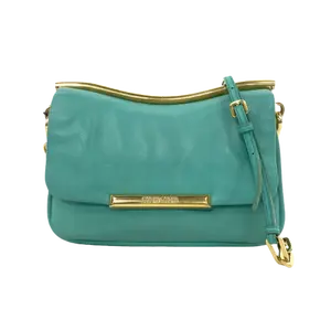 Pre-owned miu miu Lambskin Shoulder Bags MiuMiu 7.87'' R2209 Shoulder Bag T25180519721 0619 T3 Mia