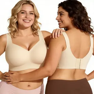 Women’s stylish solid color seamless push-up bra with a barely-there feel. Comfortable jelly wireless design for all-day wear. Integrated teardrop cups create a natural lifted shape, while widened shoulder straps offer reliable chest support.