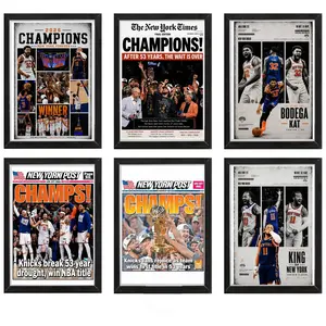 Champions NEW YORK KNICKS 2026 Basketball Wall Art Poster HD Print Unframed Aesthetic Room Home House Modern Wall Decor Trendy Gift. knicks schedule poster basketball fan poster sports fan wall decor canvas wall art print room decor gift