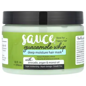 Sauce Beauty Deep Moisture Hair Mask, Guacamole Whip, 12 fl oz (354 ml)