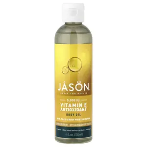 Jason Natural Vitamin E Antioxidant Body Oil, 4 fl oz (118 ml)