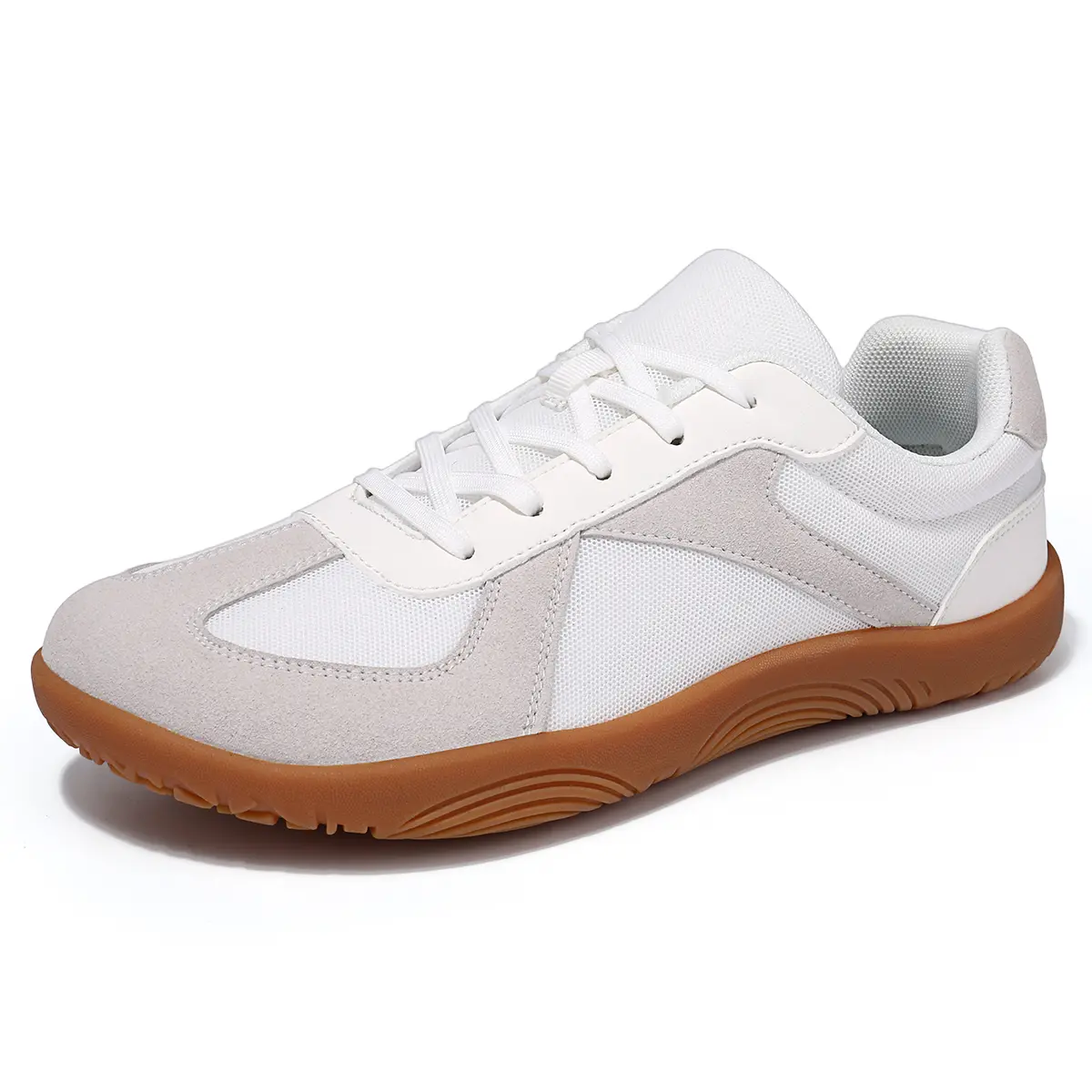 Men's Army Training Shoes Lace Up Casual Trainers Breathable Lightweight Non-Slip Sneakers Comfortable Running Style Shoes