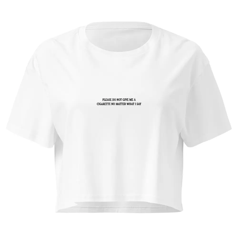 No Smoking Women's Crop