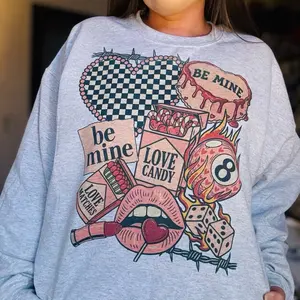 Western Valentine’s Day Collage Graphic Top