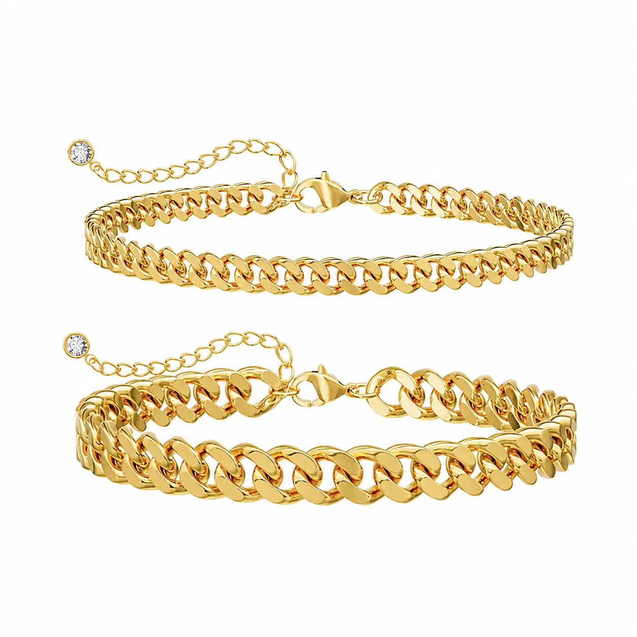 Ankle Bracelets For Women Waterproof Chunky Cuban Link Chain Trendy Large Layer Anklet Set Jewelry Gift for fashion For Summer Jewellery dealsforyoudays Jewlery anklet For Valentine's Day gifts summerwins