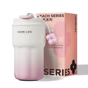 GOOM 18oz Cold Insulated Water Bottle, Leakproof Stainless Steel Bottle with 3-Way Drink Lid for Everyday Use Tumbler Drinkware