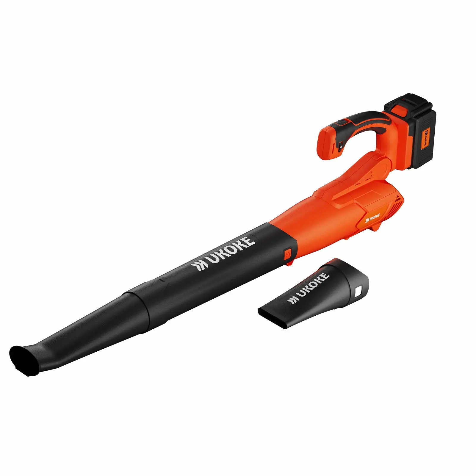 Ukoke 40V Brushless Cordless Power Leaf Blower - Lightweight Handheld Portable Strong Rechargeable Blower for Outdoor Use, Lightweight Handheld Blower, Strong Blower
