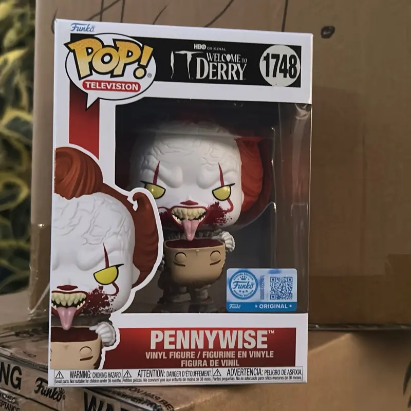 Funko Pop Vinyl Action Figure Collectible - Pennywise with Head Accessory, AC-Infused Figurine
