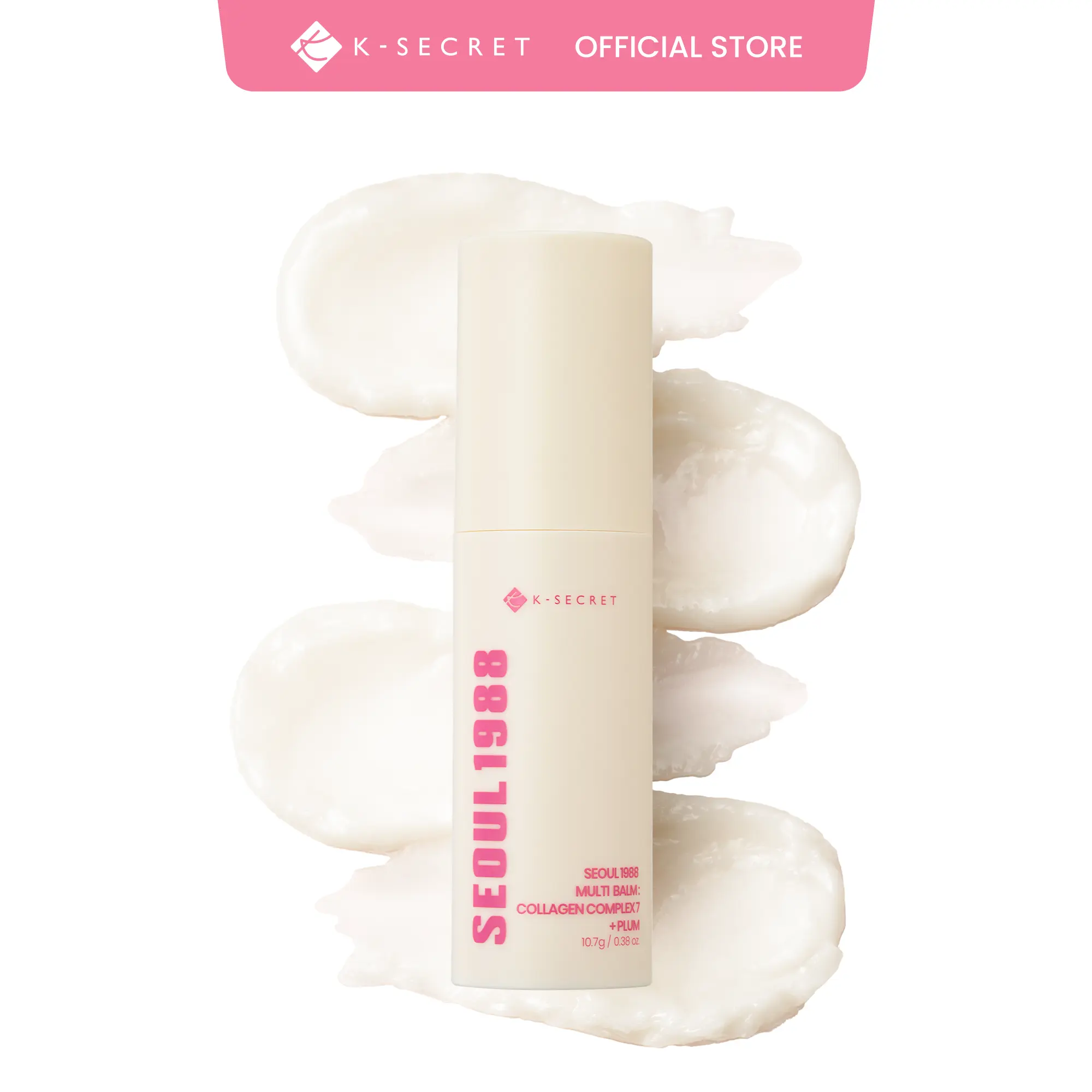 [KSECRET Official] SEOUL 1988 Collagen Multi Balm – Multi-Area Balm Stick with 7-Type Collagen Complex for Firming & Radiant Skin | Korean Skincare