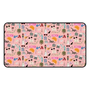 Iconic Eras Desk Mat - Showgirl Rouge