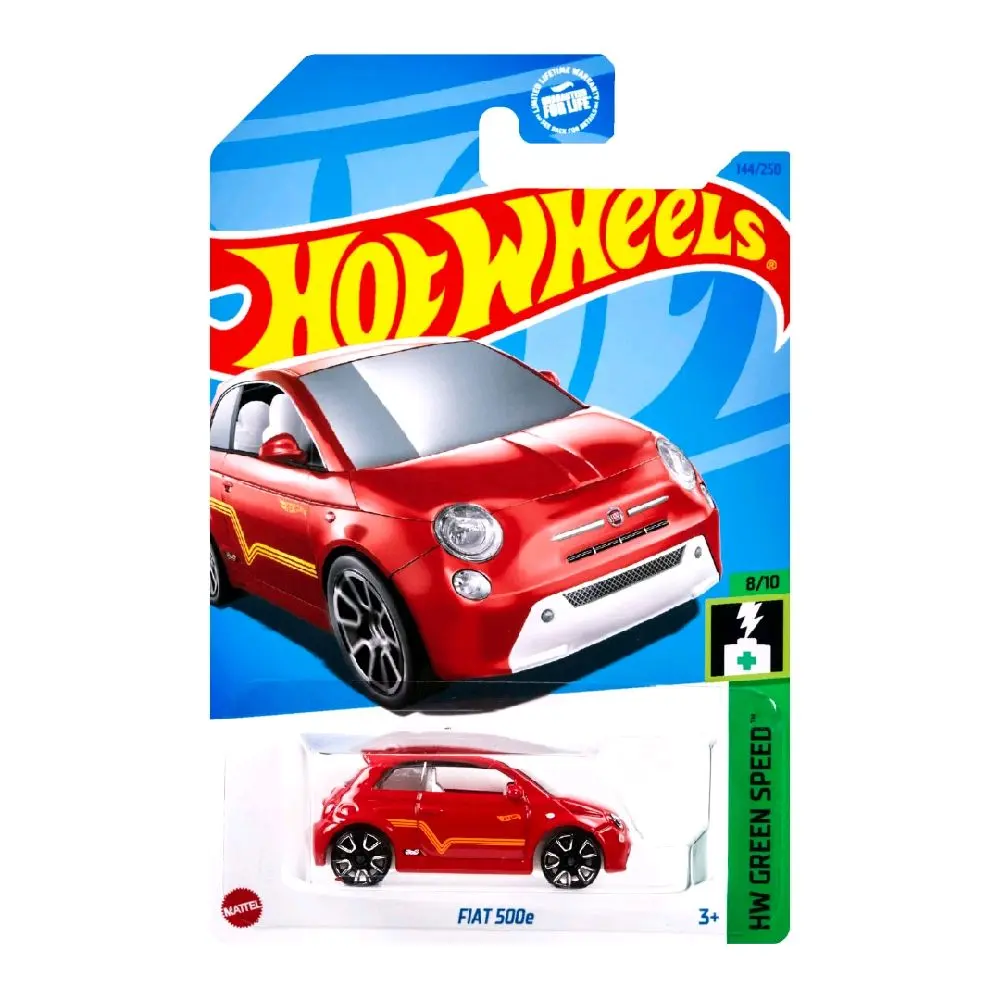 New Hot Wheels 2023 HW Green Speed 8/10 Red Fiat 500e Diecast Model Car, Collectibles, Hobbyist Toy