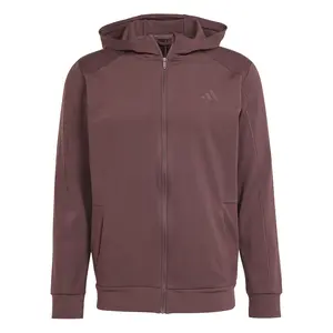 adidas Mens Puremotion Hoodie Athletic Outerwear Casual Moisture Wicking - Red
