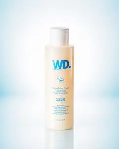 WD. Protective Hydrating Shampoo - 20 fl oz, Gentle Cleanser with Panthenol & Keratin, Lemongrass Scent, No Parabens, Sulfates, or Silicones, Professional Grade Conditioner for Healthy Hair
